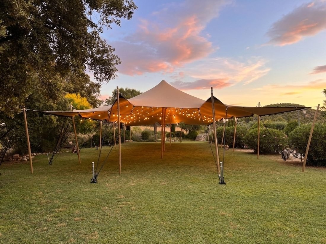 Carpa beduina de noche - Sa Carpa